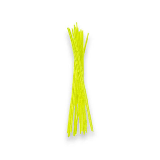 Picture of CRAFT PIPE CLEANERS YELLOW 30CM - 15PK